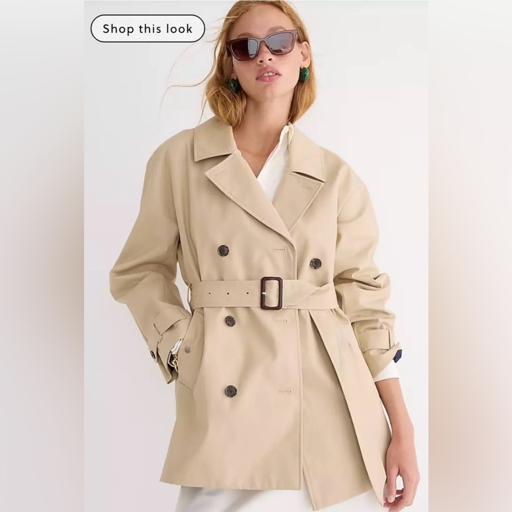 JCREW Short trench coat